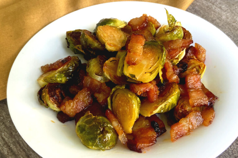 best roasted Brussels sprouts with bacon