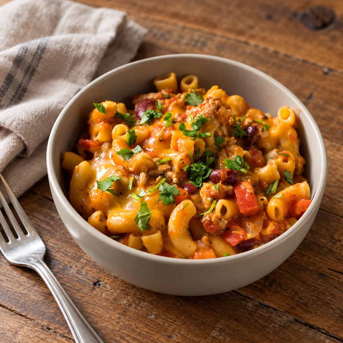 chili mac and cheese