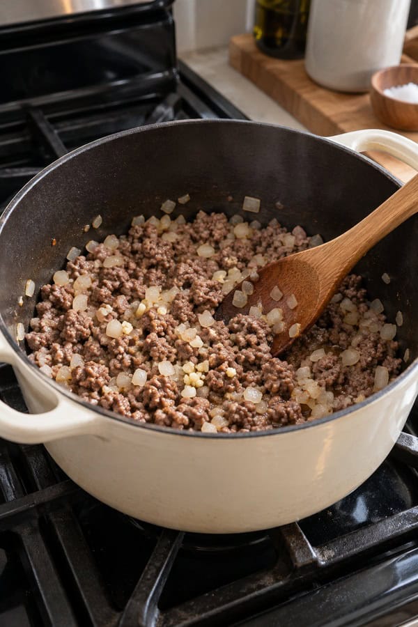 brown beef