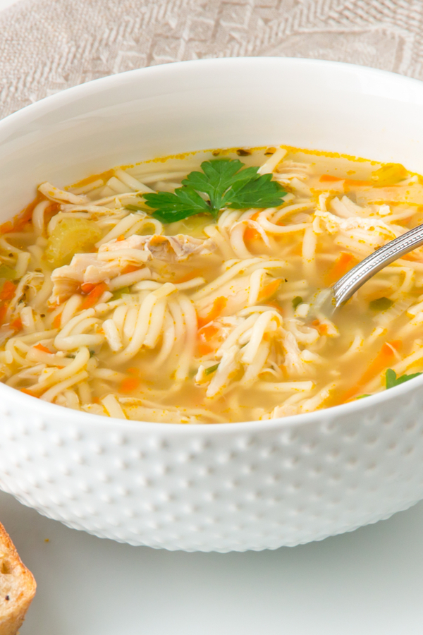 small batch chicken noodle soup