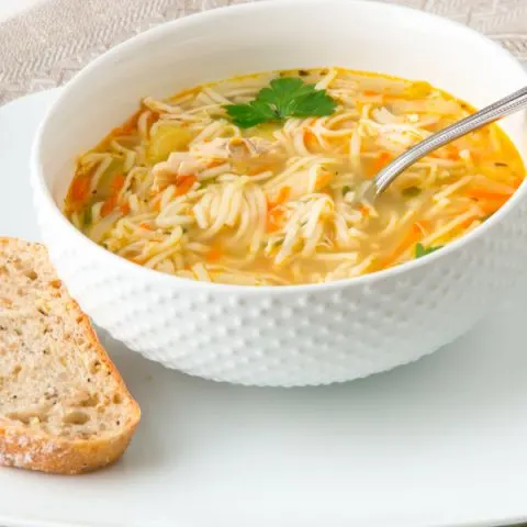 small batch chicken noodle soup