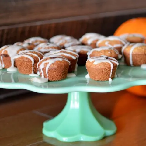 pumpkin mini muffin bites