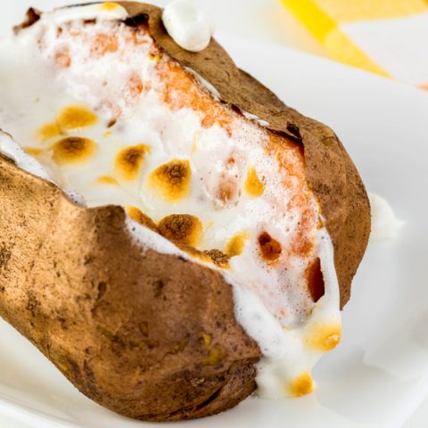 Loaded Sweet Potatoes