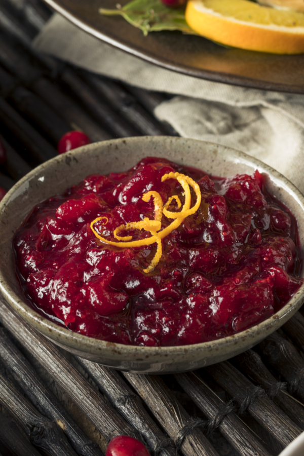 cranberry sauce for two 