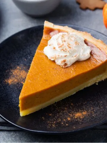 pumpkin pie for two