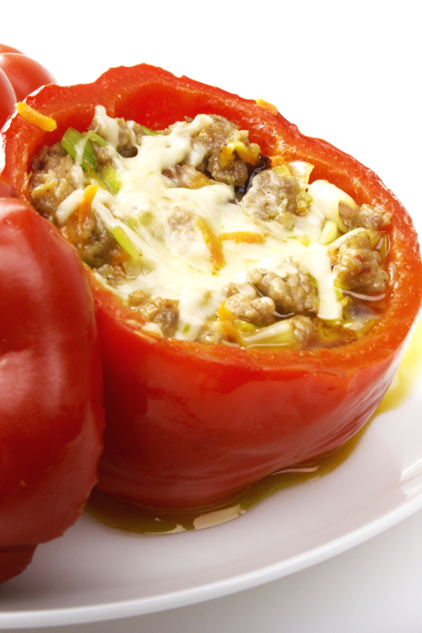 stuffed pepper with cheese 