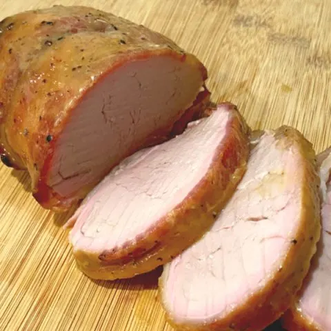 bacon wrapped pork tenderloin