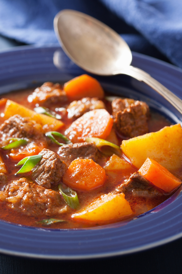 bowl of easy beef stew