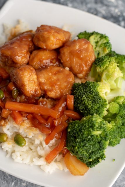 Orange Chicken & Rice - An Easy Low-Carb Recipe To Kick Start Your Diet