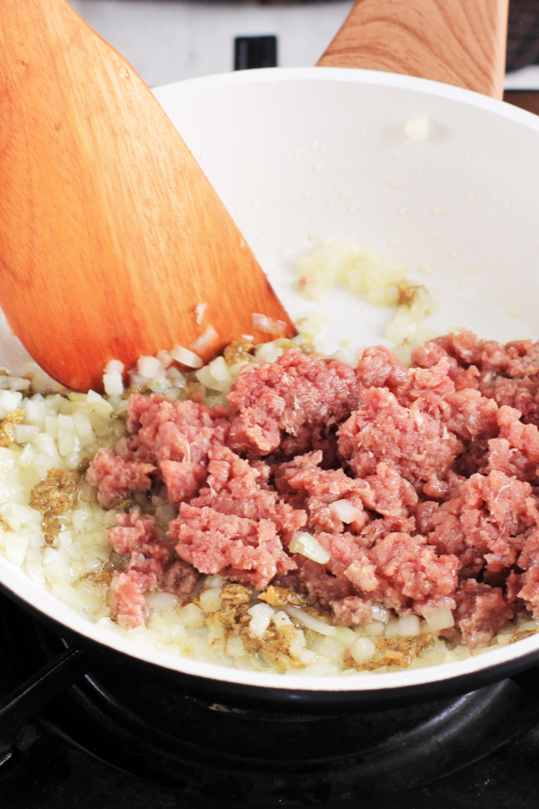ground beef and onion