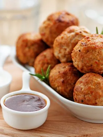 cook frozen meatballs in an air fryer