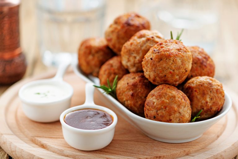 cook frozen meatballs in an air fryer