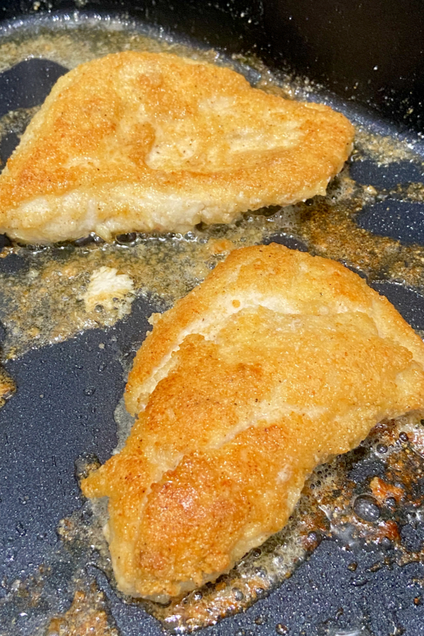 Parmesan crusted breast