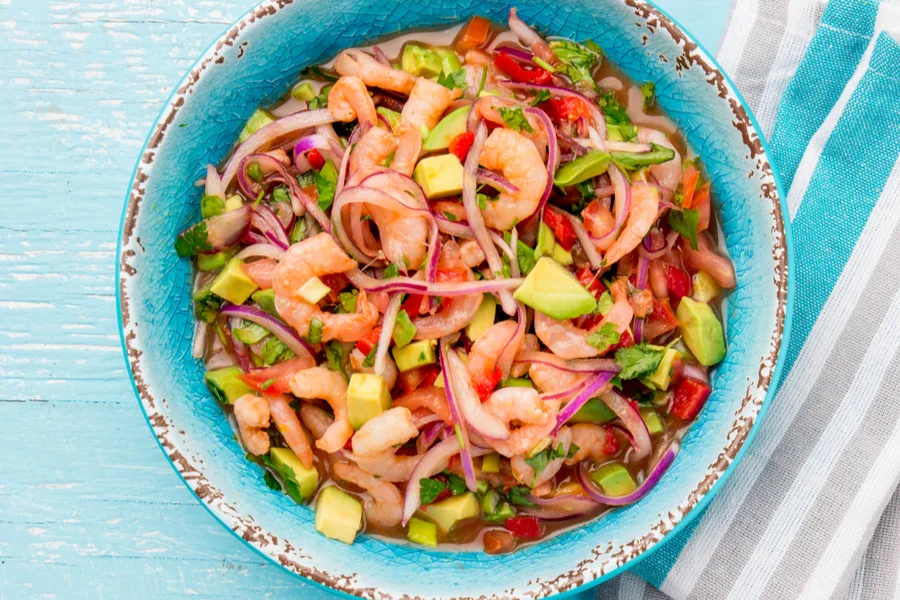 shrimp and avocado salad