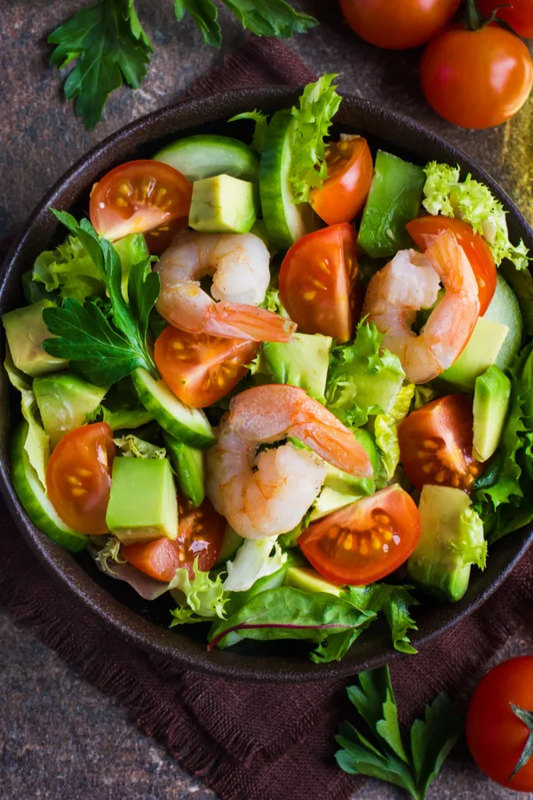 shrimp and avocado salad