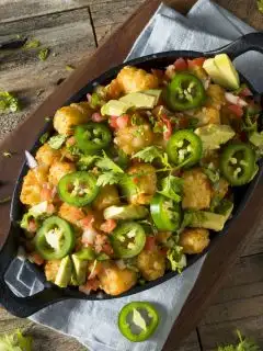 loaded totchos tater tot nachos
