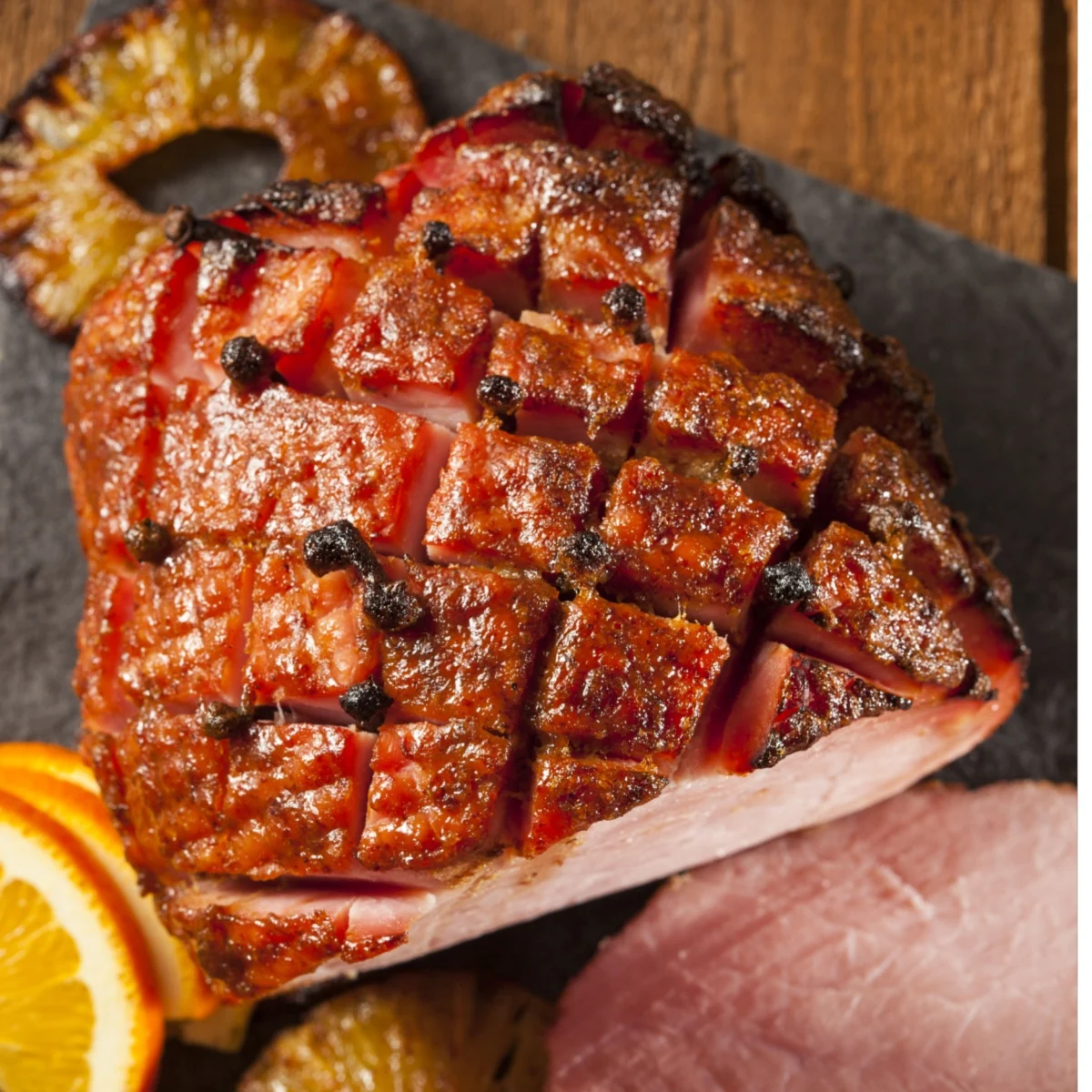 honey bourbon glazed ham