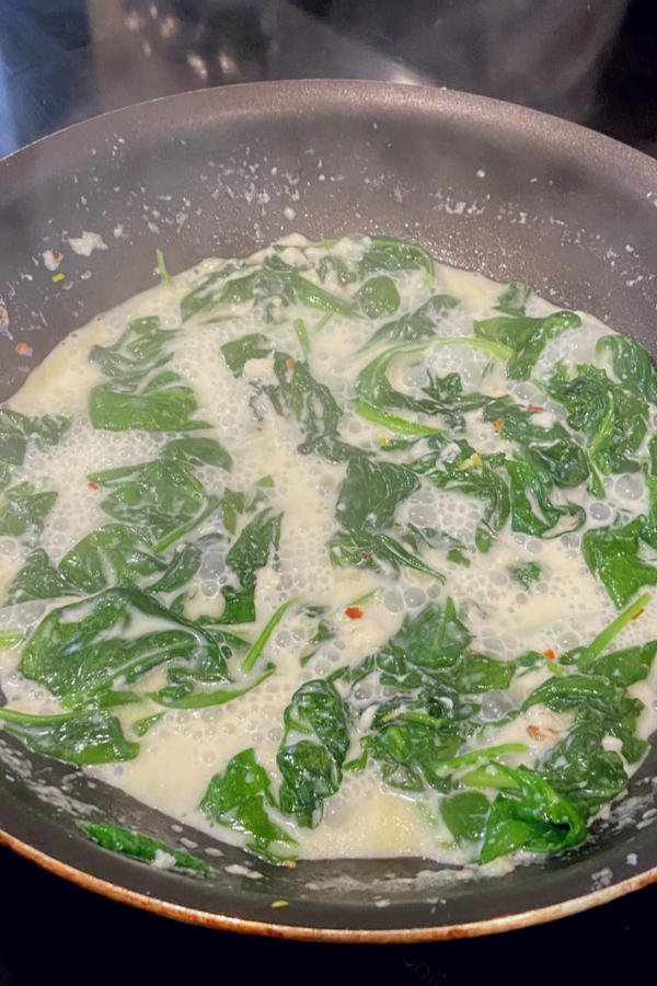 spinach cheese sauce 