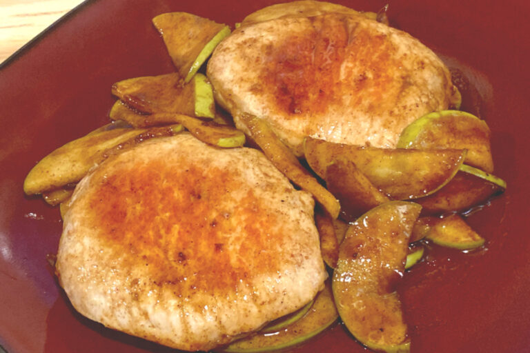 cinnamon apple pork chops