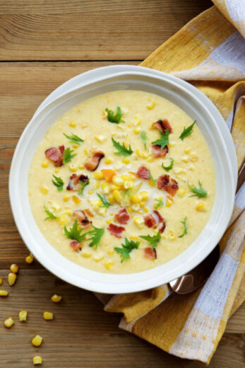 Easy Corn Chowder Recipe - Made With Fresh or Frozen Corn