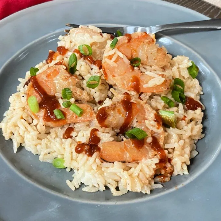 Cajun shrimp and rice