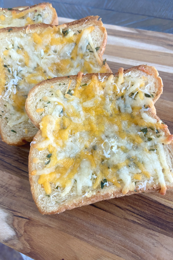 four cheese garlic bread