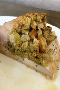 Stuffed Turkey Breast Tenderloin - Thanksgiving Dinner For Two!