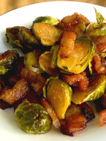 best roasted Brussels sprouts with bacon