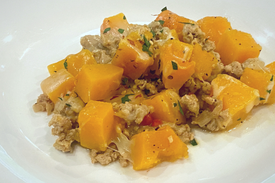 Ground Turkey Butternut Squash Skillet Recipe 30 Minute Meal