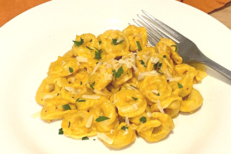 Tortellini Pumpkin Alfredo An Easy Fall Comfort Food Recipe