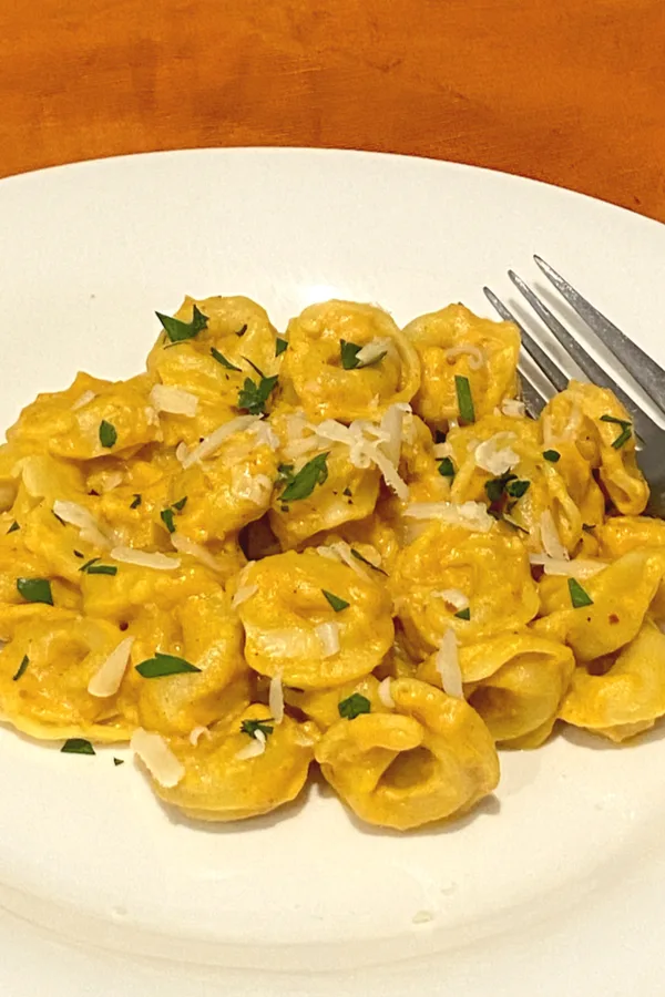 tortellini pumpkin Alfredo