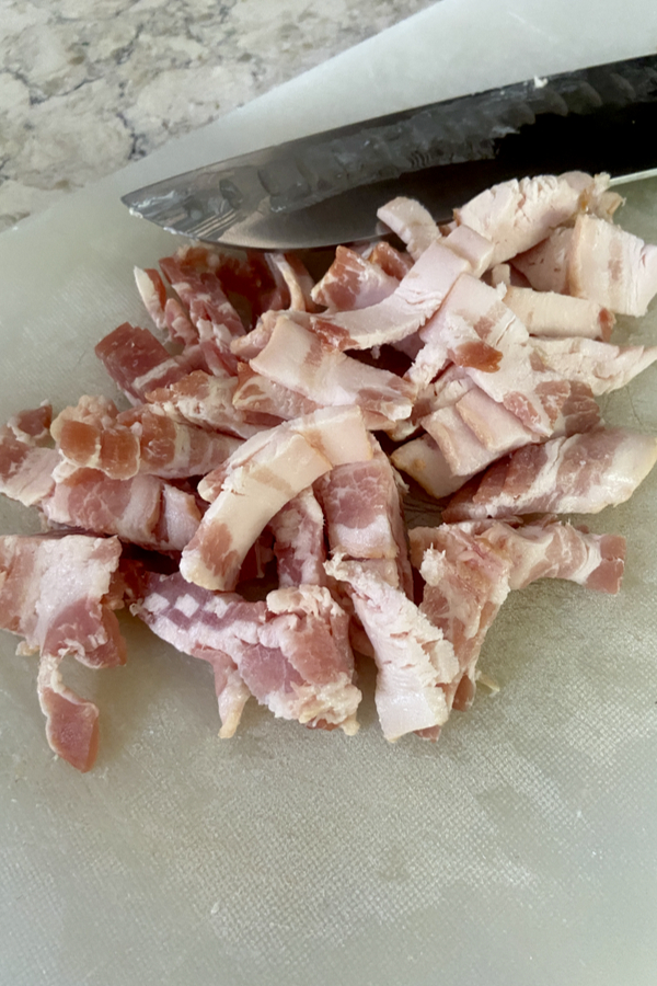 cut bacon 