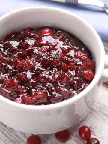 easy cranberry sauce for two