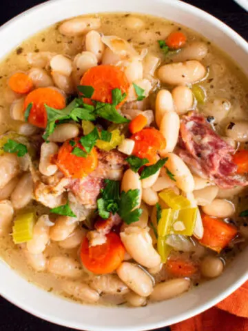 leftover ham and bean soup