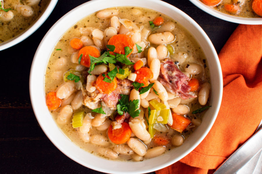 Leftover Ham and Bean Soup An Easy Recipe For Two!