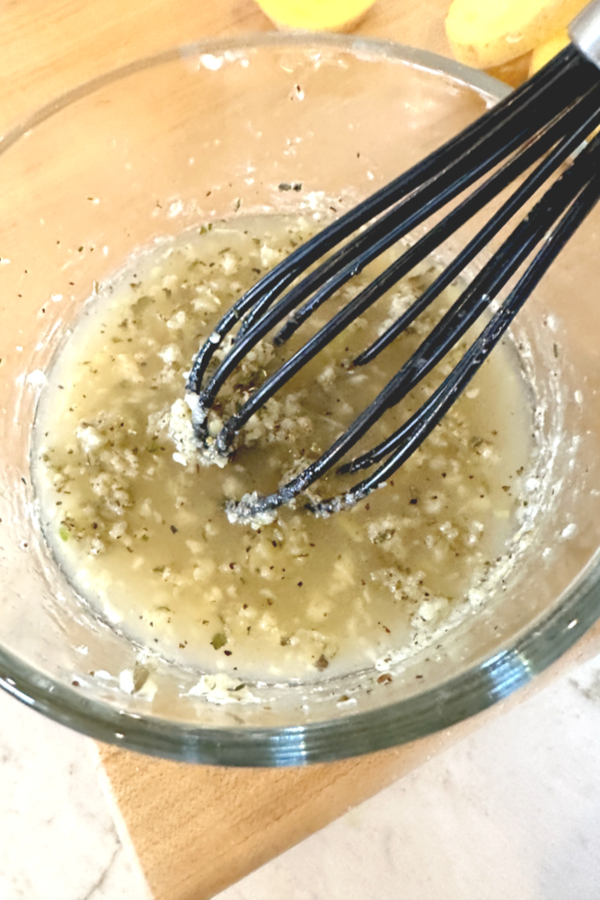 homemade garlic herb butter sauce