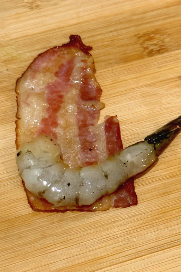 shrimp on bacon 