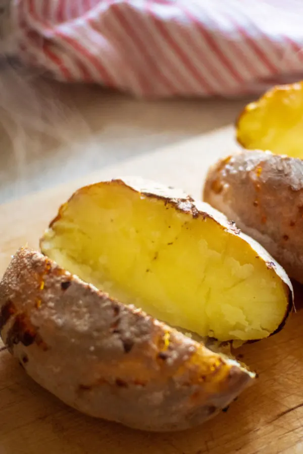 potatoes cut in half