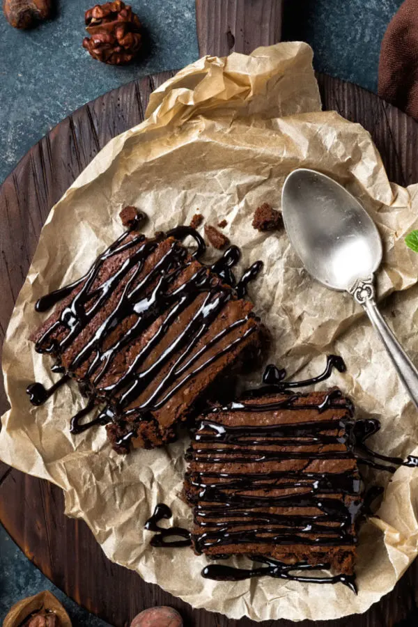 chocolate brownies the ultimate dessert for two