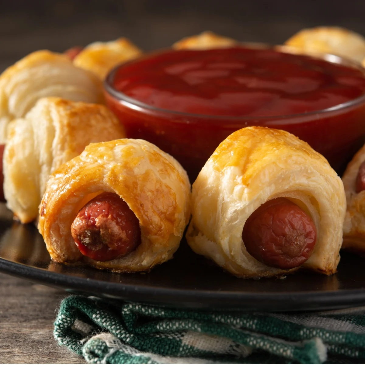 puff pastry pigs in a blanket