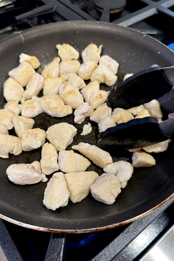 browning chicken pieces