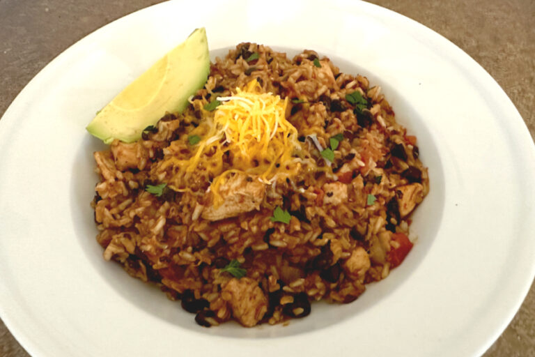one pot chicken burrito bowl