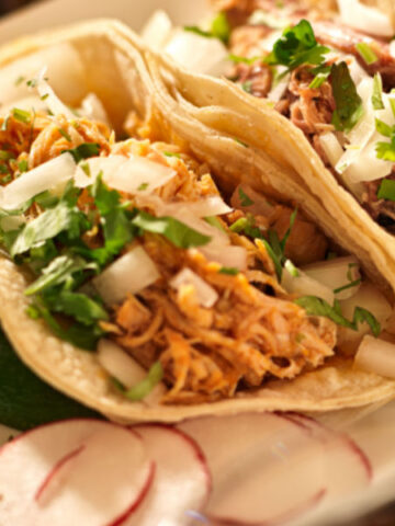 crock pot salsa verde chicken tacos