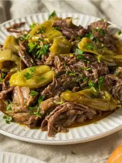 Mississippi pot roast for two