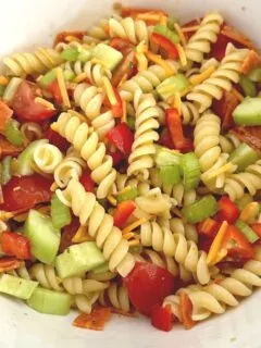 pasta salad for two