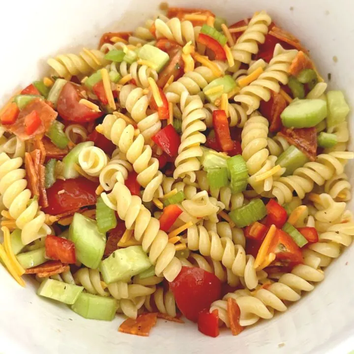 pasta salad for two
