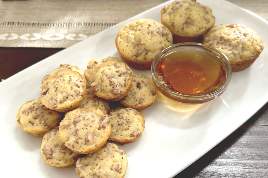 Sausage Pancake Muffins An Easy Breakfast Recipe For Two