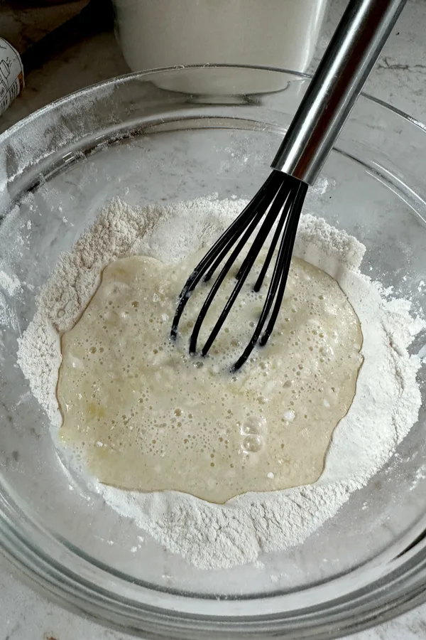 homemade pancake batter