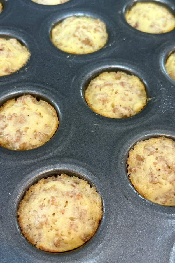sausage pancake mini muffins