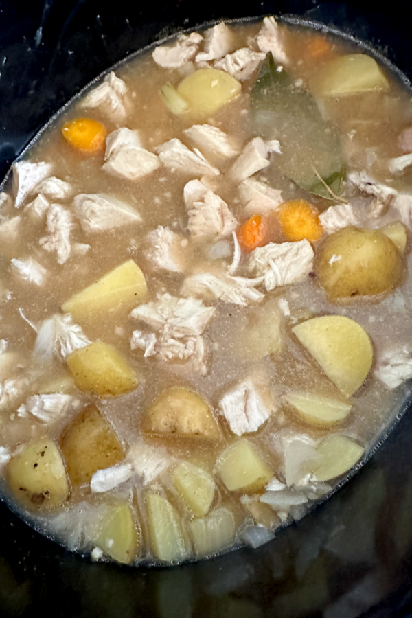 Chicken Stew For Two; easy crock pot recipe